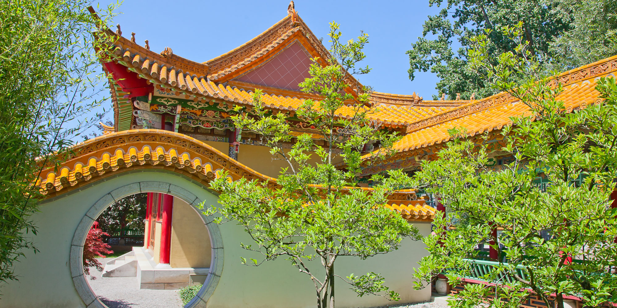 Traditional chinese garden